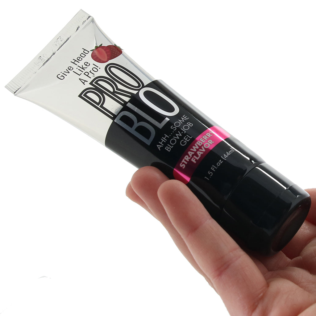 Pro Blo Flavored Oral Gel 1.5oz/44ml in Strawberry Lubes and Lotions > Sexual Stimulants
