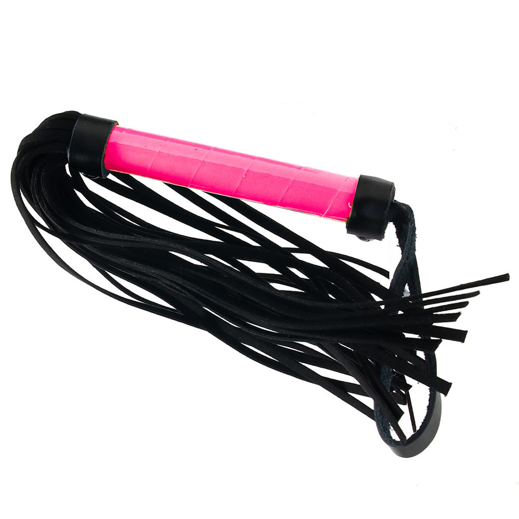 Electra Play Things Flogger in Neon Pink Bondage and Fetish > Whips and Crops