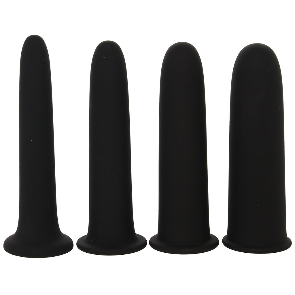 Renegade Gliders 4 Piece Stackable Dilator Set Dildo Sex Toys > Silicone Dildos