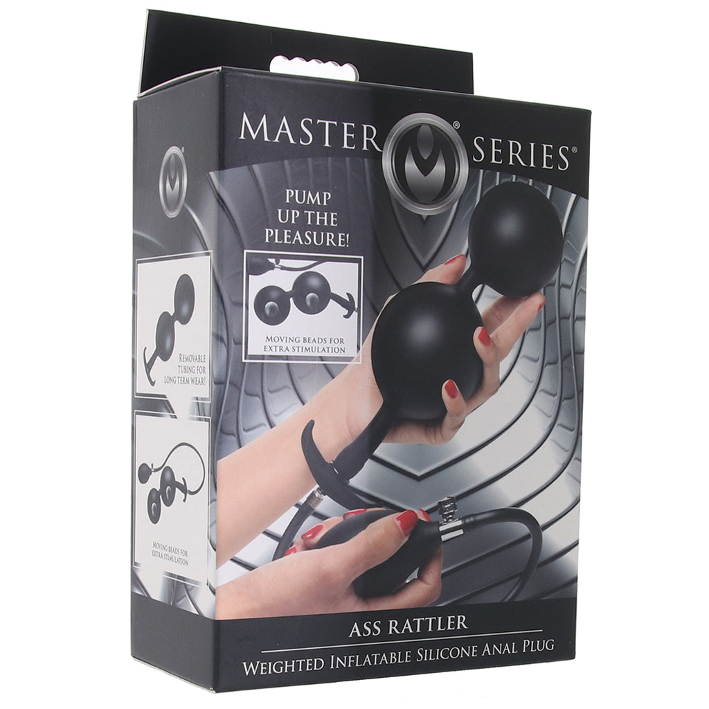 Master Series Ass Rattler Inflatable Plug Anal Sex Toys > Anal Beads