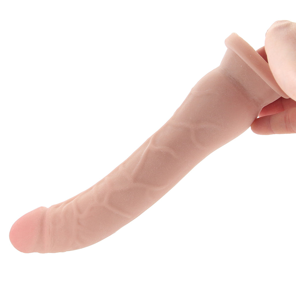 Dr. Skin Plus 9 Inch Posable Dildo in White Dildo Sex Toys > Realistic Dildos