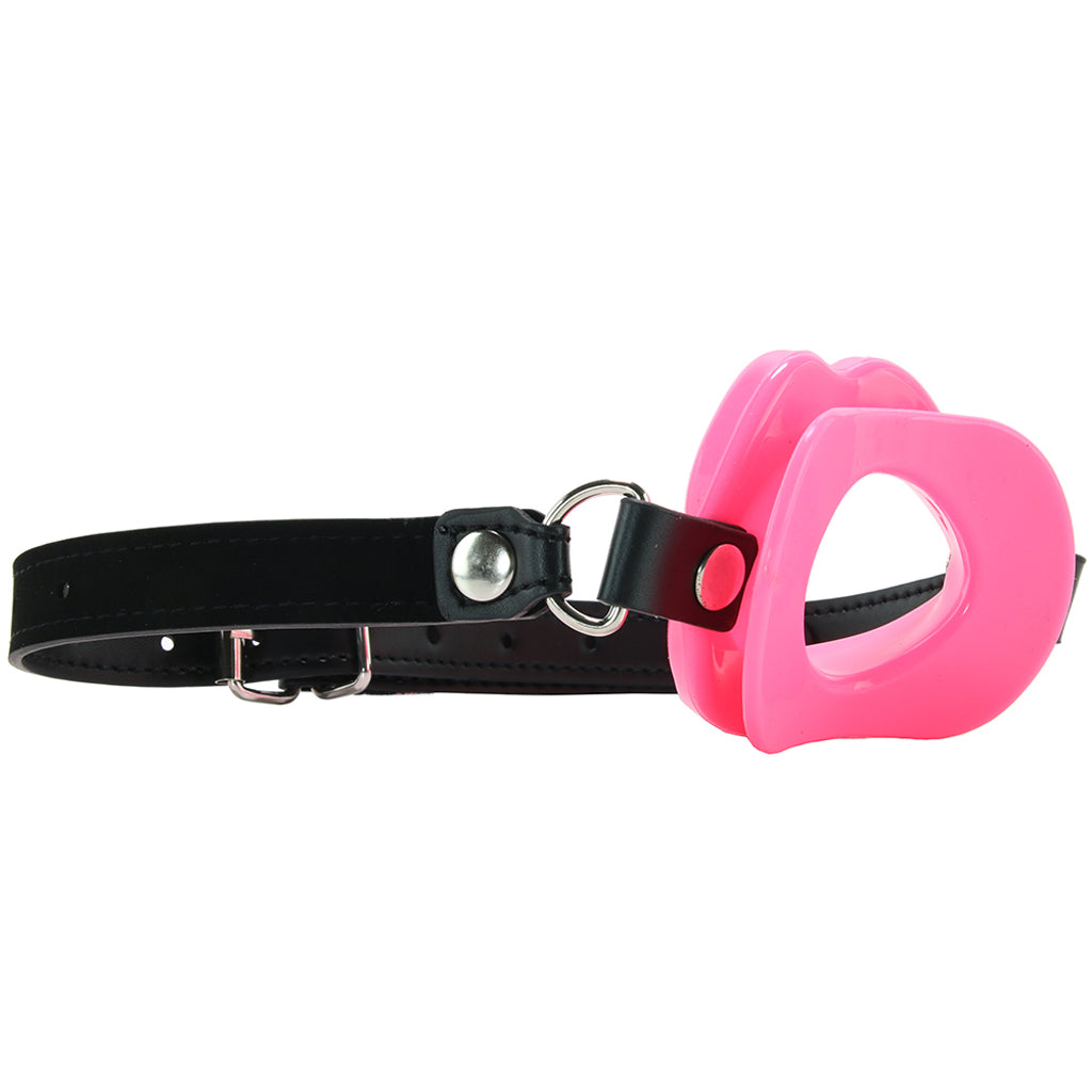 Silicone Lips Gag in Pink Bondage and Fetish > Ball Gags & Mouth Restraints