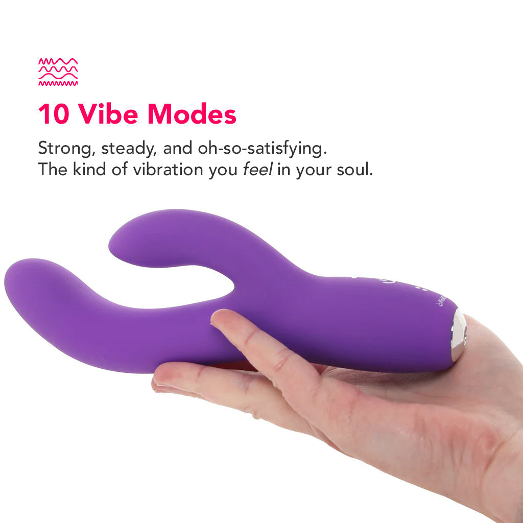 PinkCherry G-Spot Slim Rabbit Vibe in Purple Vibrators > Rabbit Vibrators
