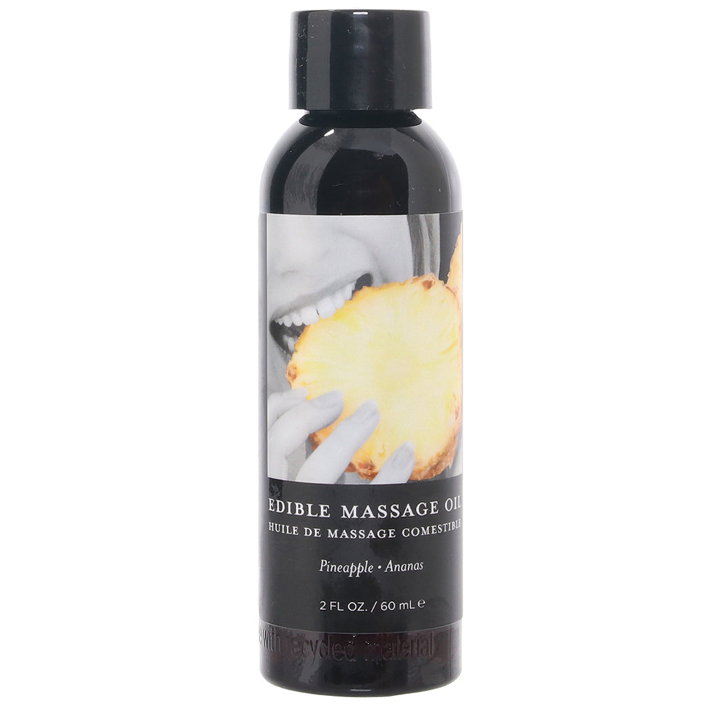 Edible Massage Oil 2oz/60ml in Pineapple Sensual Love > Massage