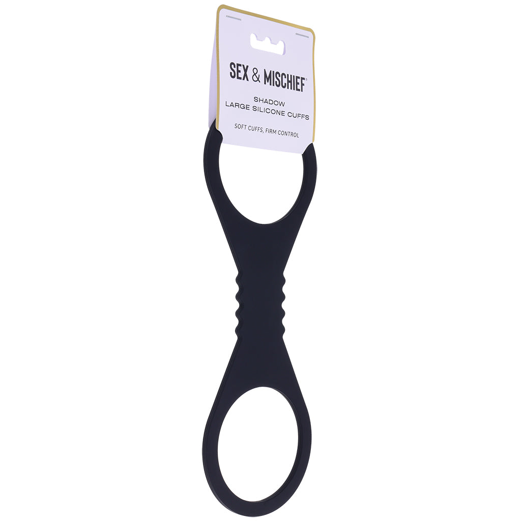 Sex & Mischief Shadow Silicone Cuffs in Large Bondage and Fetish > Wrist and Ankle Cuffs