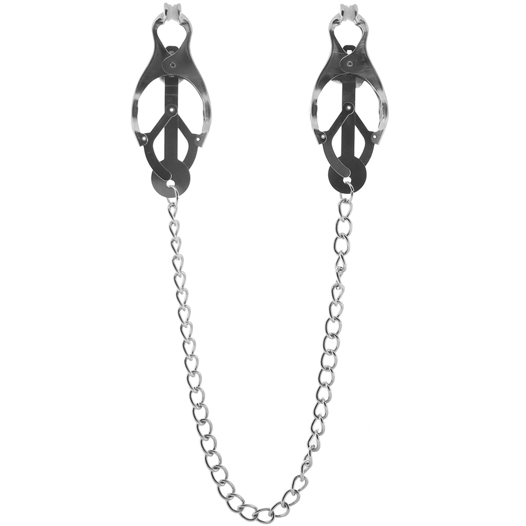 Lux Fetish Japanese Clover Nipple Clips Bondage and Fetish > Nipple Stimulators & Clamps