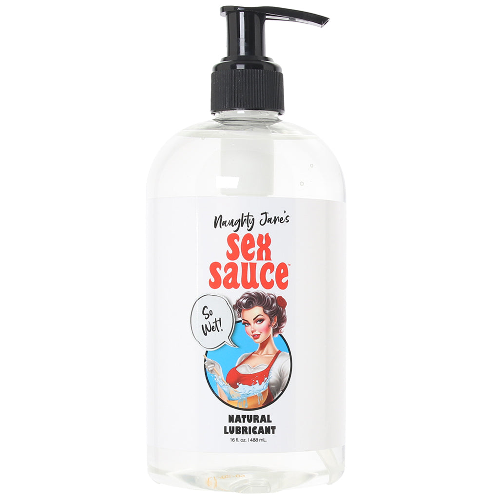 Naughty Jane's Sex Sauce Natural Lubricant in 16oz/488ml Lubes and Lotions > Water Based Sex Lubes