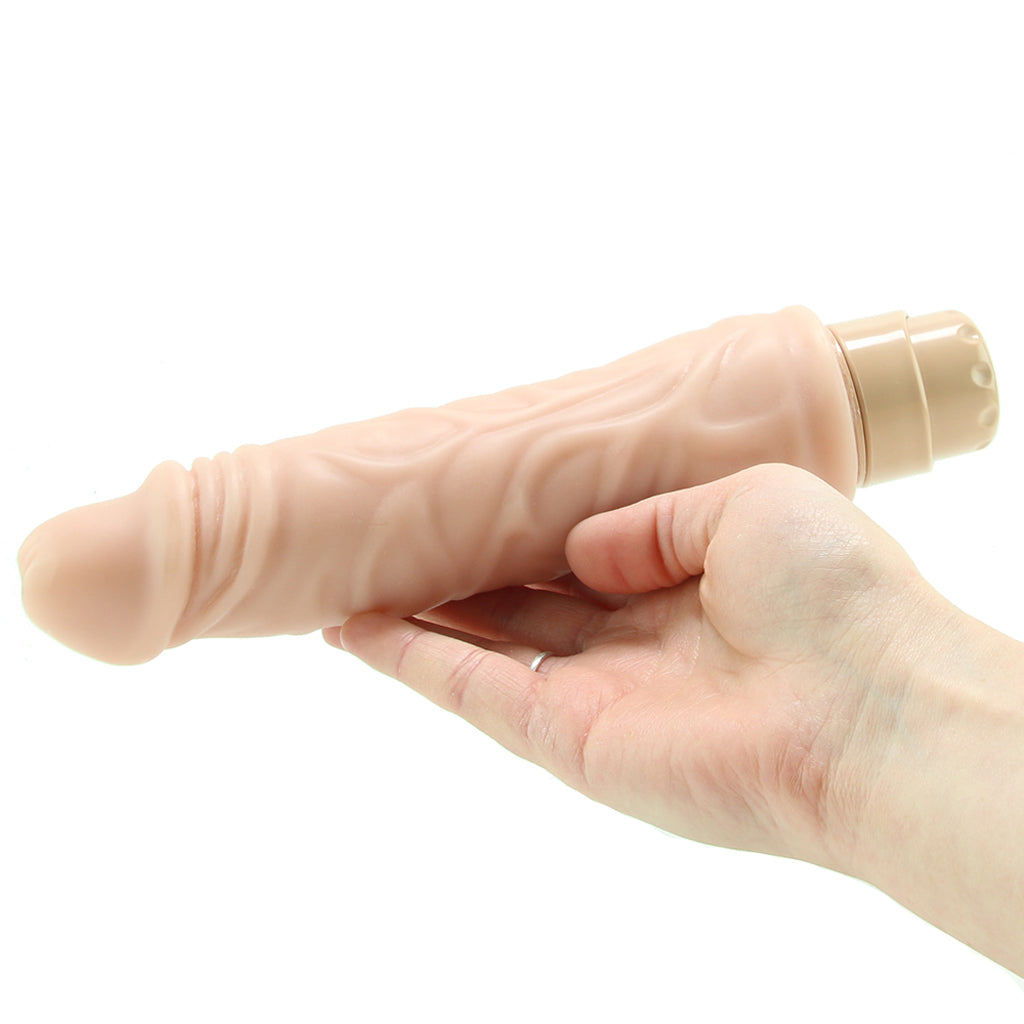 Dr. Skin 8.5 Inch Vibe 10 in Beige Vibrators > Realistic Vibrator Dildos