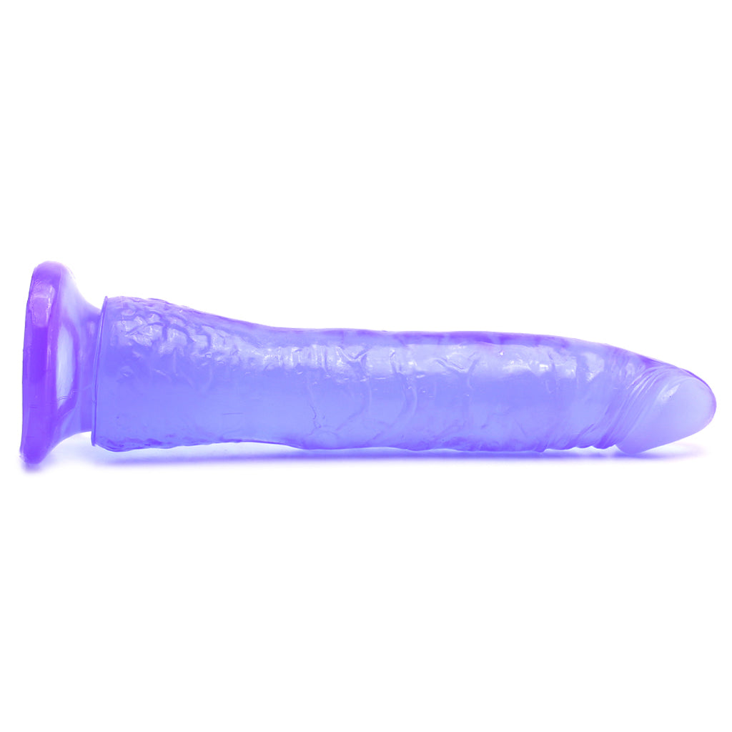 Basix Slim 7 Inch Dildo in Purple Dildo Sex Toys > Realistic Dildos