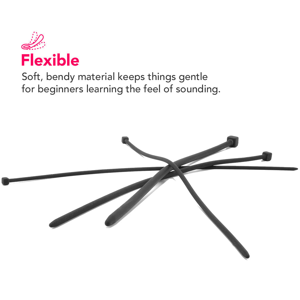 Ouch! 4 Piece Silicone Sounding Set Bondage and Fetish > Cock and Ball Devices