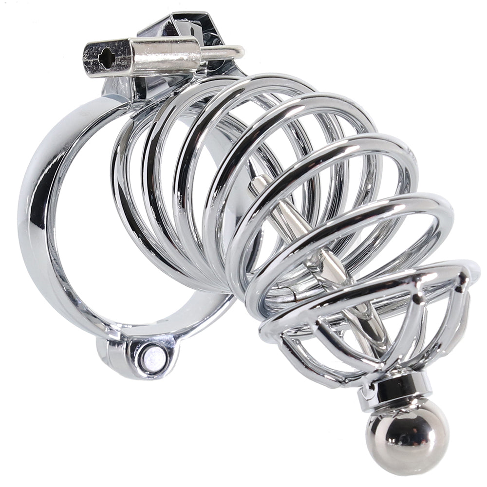 Blue Line Urethral Play Cage Bondage and Fetish > Cock and Ball Devices