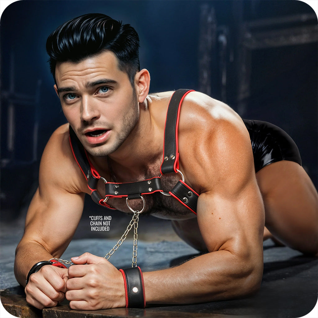 Strict Leather English Bulldog Harness Bondage and Fetish > Men's Bondage Wear