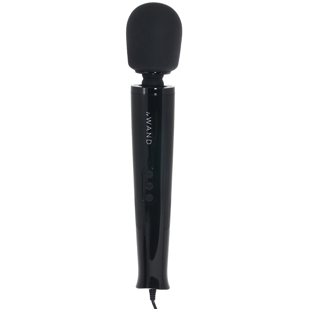 Le Wand Plug-In Massager in Black Vibrators > Wands