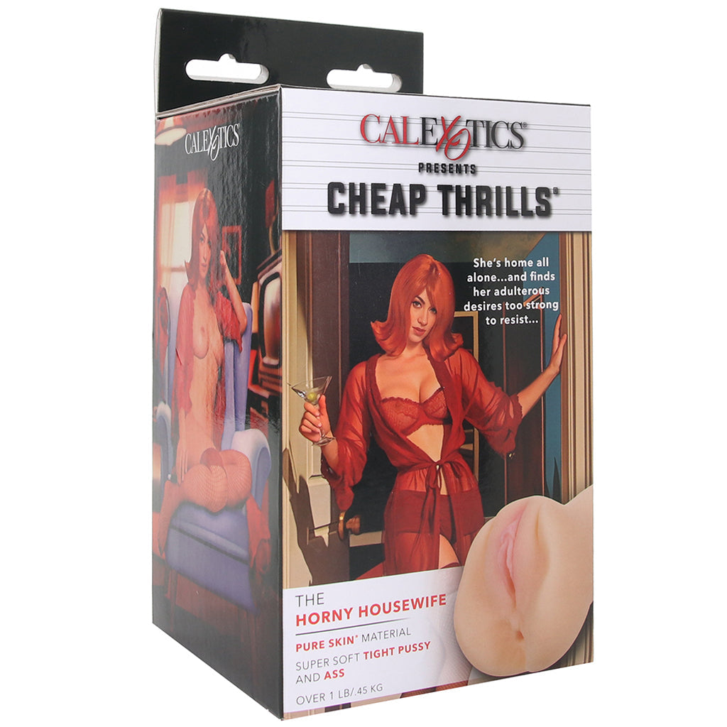 Cheap Thrills The Horny Housewife Pussy & Ass Stroker Male Masturbators > Pocket Strokers