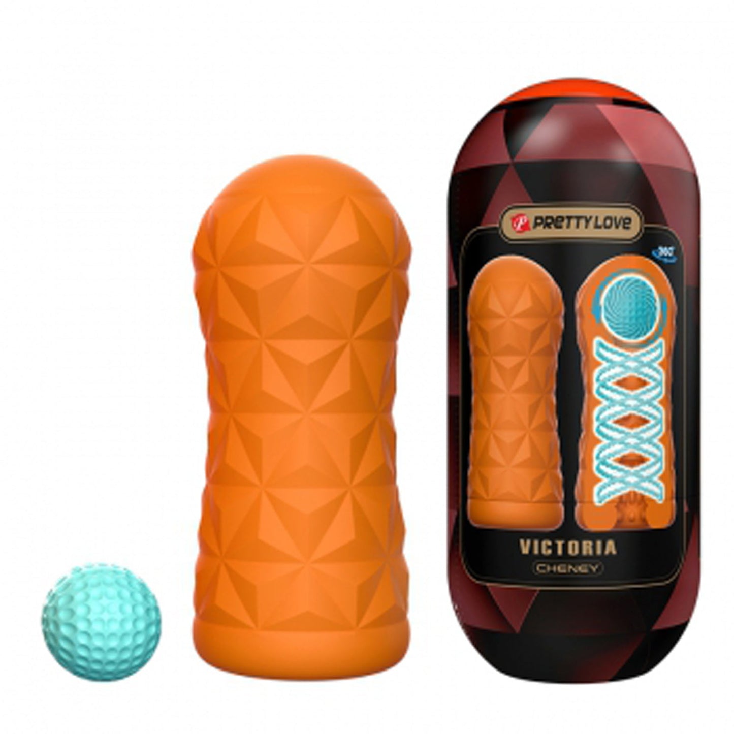 Victoria Masturbator Sleeve – Reusable Stimulation Sleeve with Coil and Ball