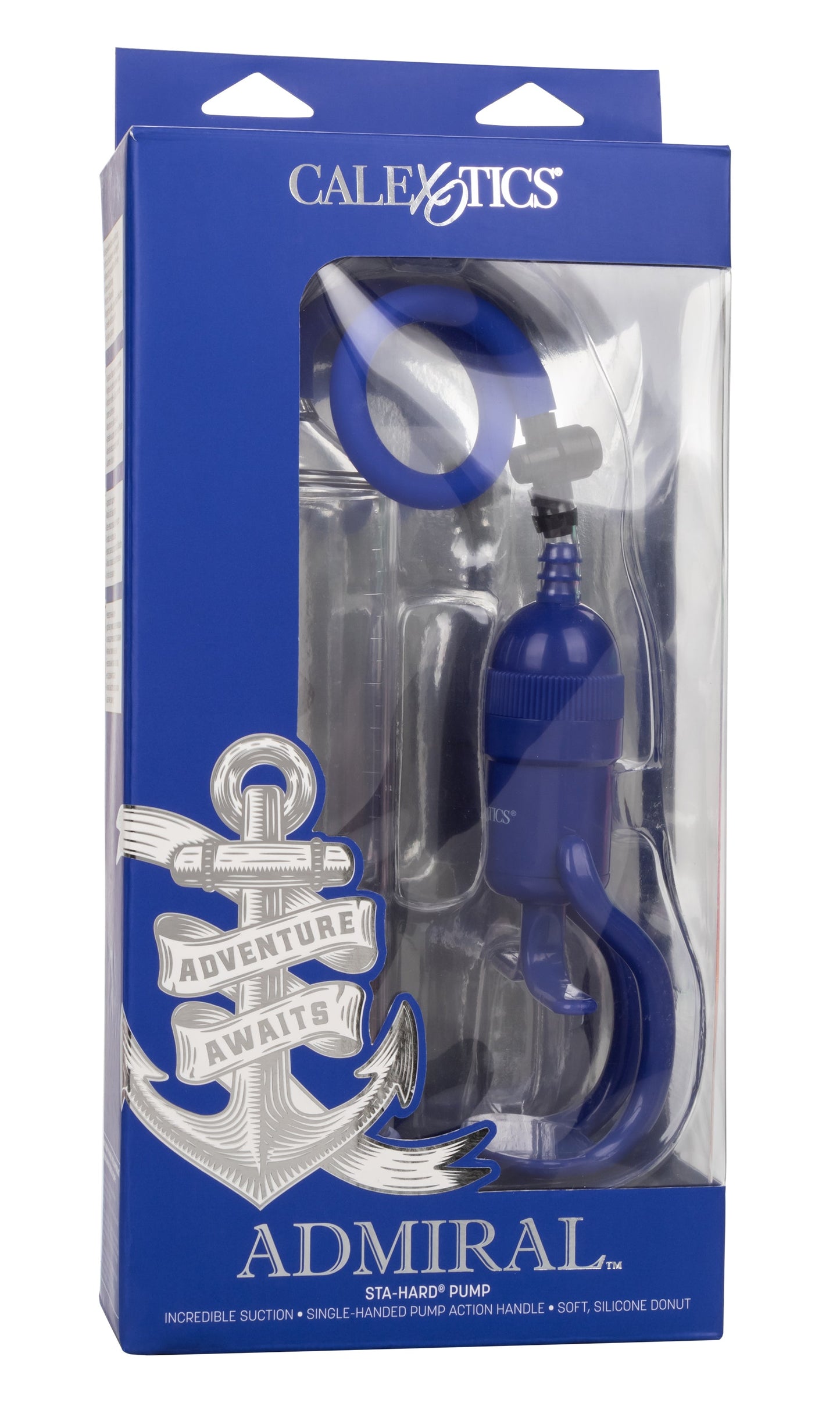 Admiral StaHard – Male Enhancement Pump with Silicone Base and Master-Grip Handle