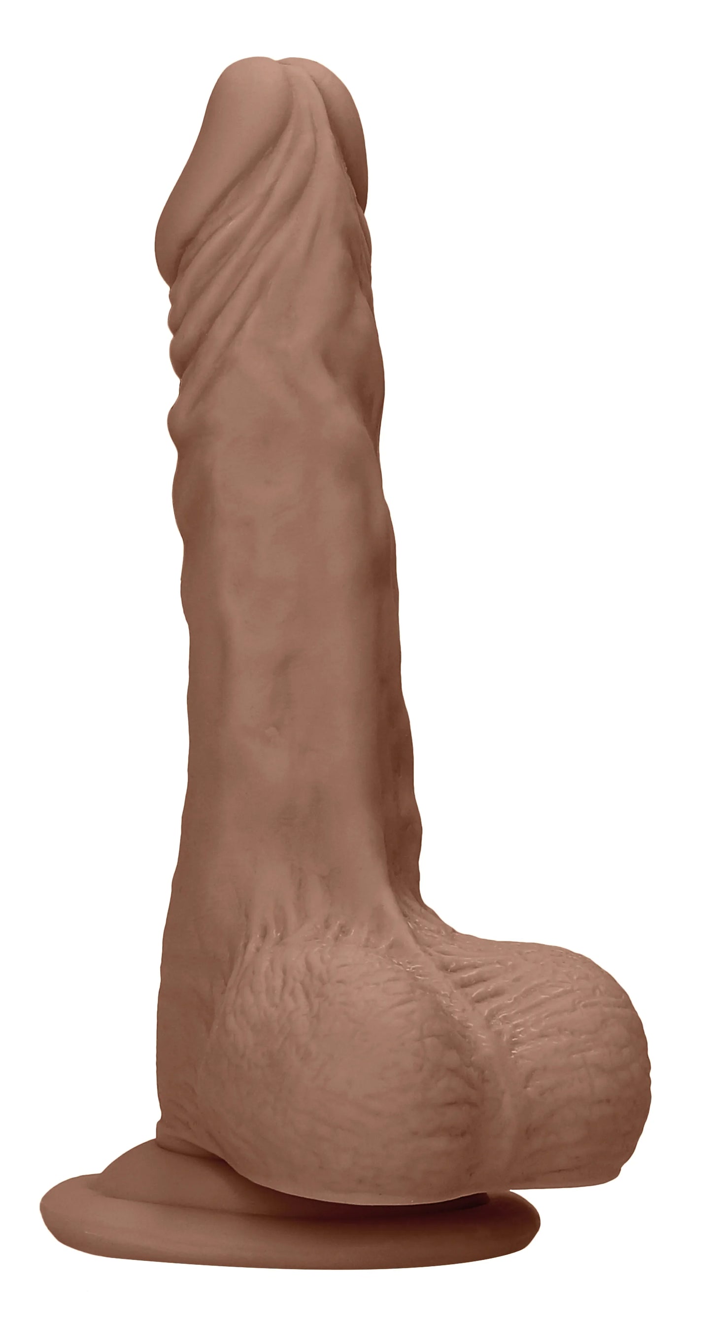 RealRock 8 Inch Realistic Dong with Balls – Phthalate-Free Dong