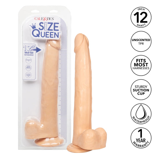 Size Queen 12 Inch Realistic Dildo – Firm 30.5 Cm Dildo