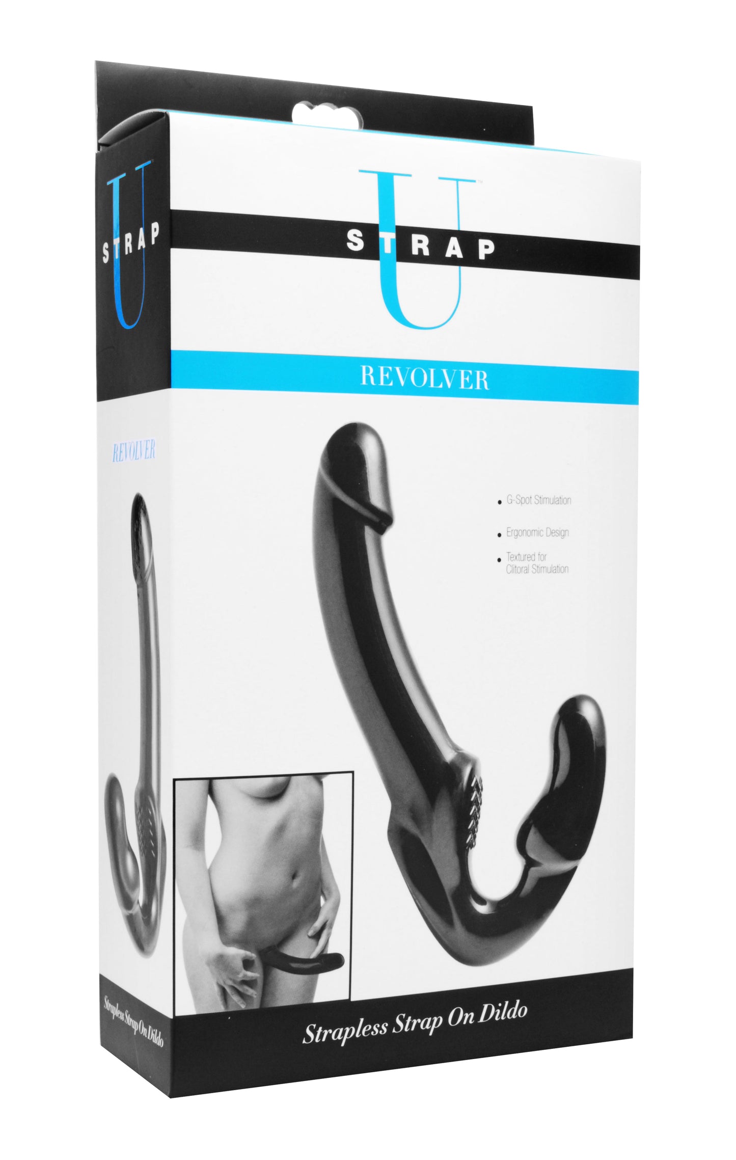 Xr Revolver Strapless Strap On G Spot Dildo Silicone