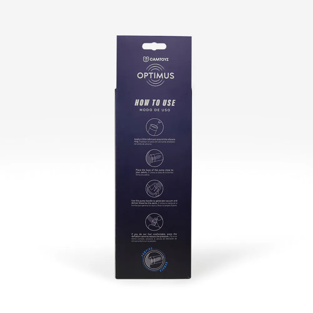 Camtoyz Boostia Penis Pump – 8 inch Insertable Penis Pump