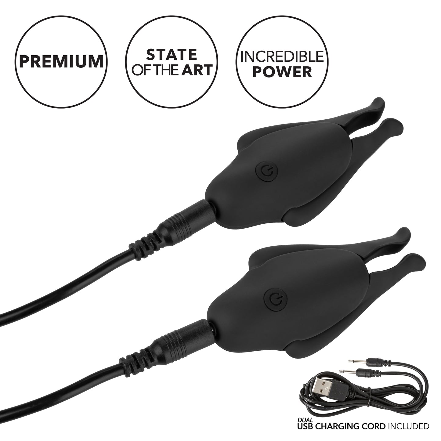 Rechargeable Nipplettes – Vibrating Adjustable Nipple Clamps