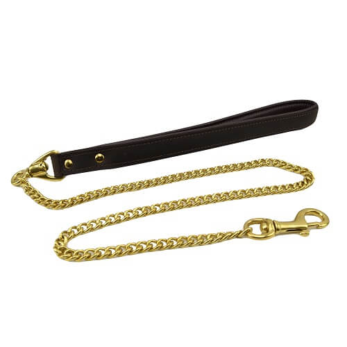 Bound Nubuck Leather Leash – Durable 108.6cm Heavy Duty Leather Leash