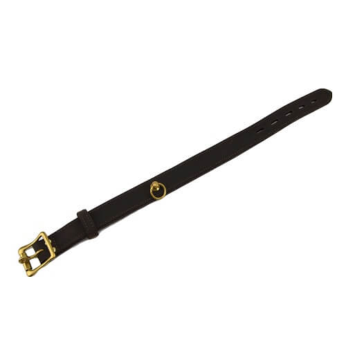 BOUND Nubuck Leather Choker with O Ring – Adjustable BDSM Collar