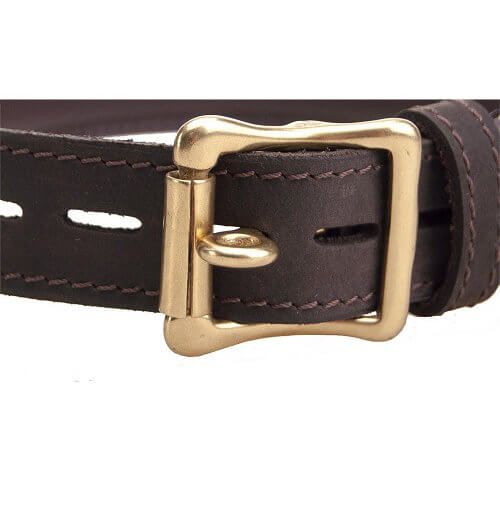 BOUND Nubuck Leather Choker with O Ring – Adjustable BDSM Collar