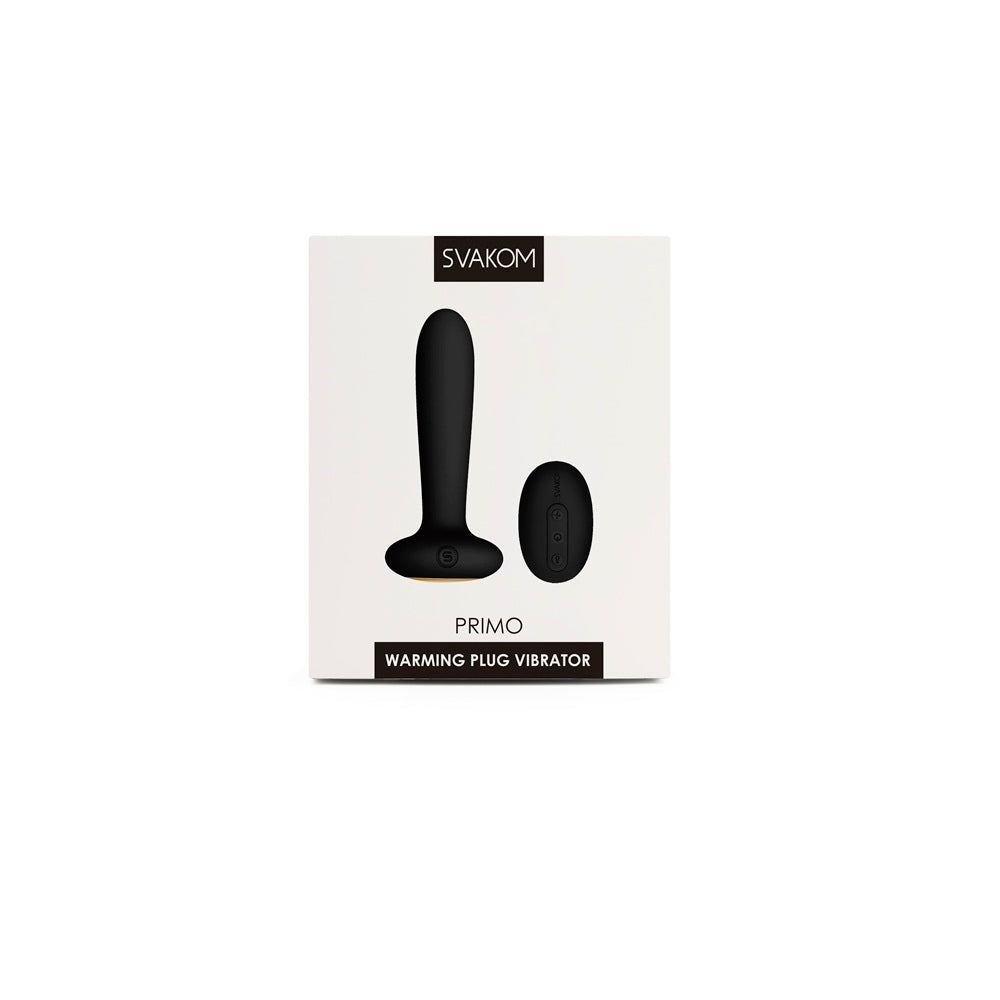 Svakom Primo Remote Control Warming Butt Plug – Silicone Anal Toy