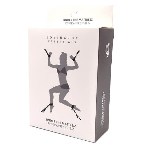 Loving Joy Under the Mattress Restraint System – Soft Cuff Restraint Set