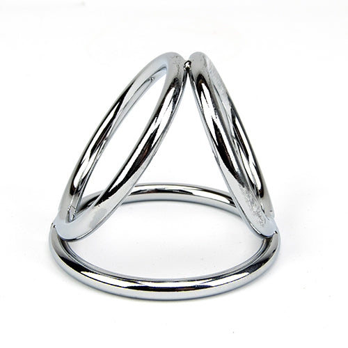 Bound to Please Triple Cock and Ball Ring – Rigid Metal Cock and Ball Ring