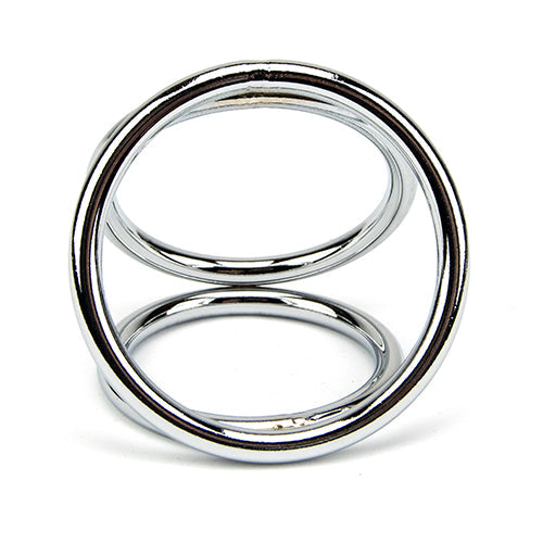 Bound to Please Triple Cock and Ball Ring – Rigid Metal Cock and Ball Ring