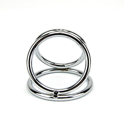 Bound to Please Triple Cock and Ball Ring – Rigid Metal Cock and Ball Ring