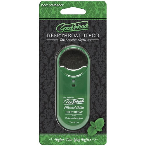 GoodHead To Go Deep Throat Spray (Mint) – 9ml Desensitizing Spray
