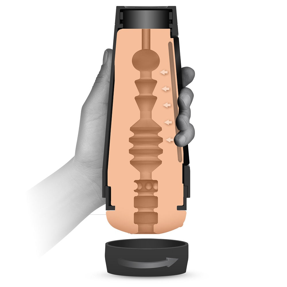 Belladonna Main Squeeze – Squeezable Masturbator With Suction Adjuster