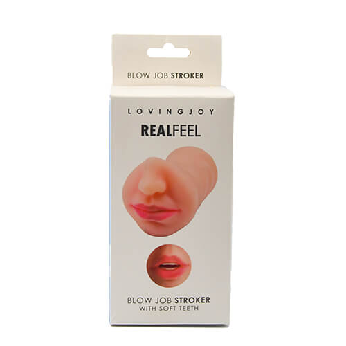 Loving Joy Real Feel Blow Job Stroker – 12cm Soft Teeth Stroker