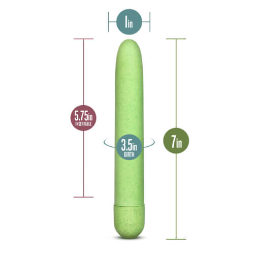 Gaia Eco (Green) – Eco-Friendly Slim Vibrator