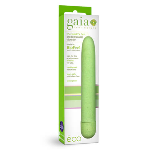 Gaia Eco (Green) – Eco-Friendly Slim Vibrator