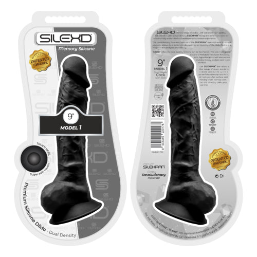Silexd Model 1 – 9 Inch Dual Density Silicone Dildo