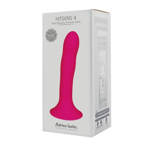 Adrien Lastic Hitsens 4 Pink Dual Density Silicone Dildo 6.8 Inch