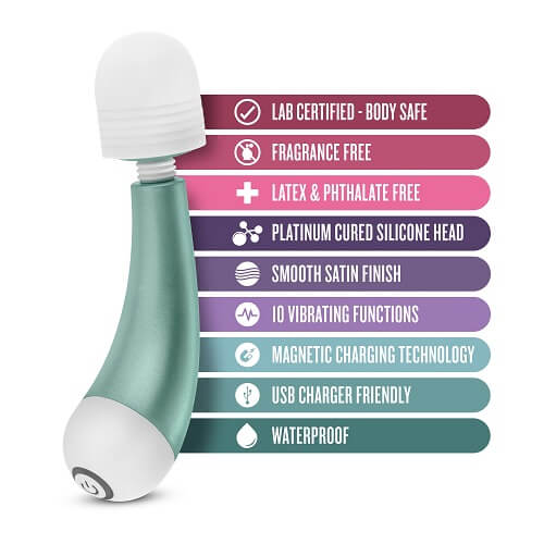 Noje W3 Sage 5.25 Inch Vibrating Pleasure Wand