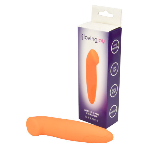 Loving Joy Mini G-Spot Vibrator (Orange) – Waterproof Small Vibrator