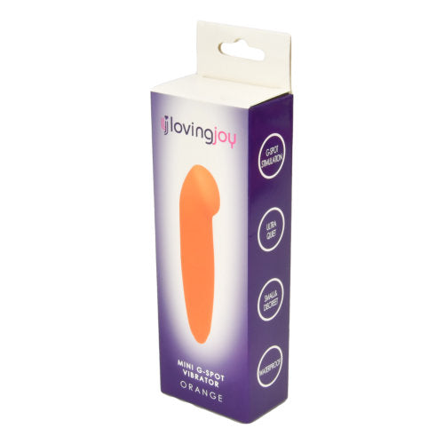 Loving Joy Mini G-Spot Vibrator (Orange) – Waterproof Small Vibrator