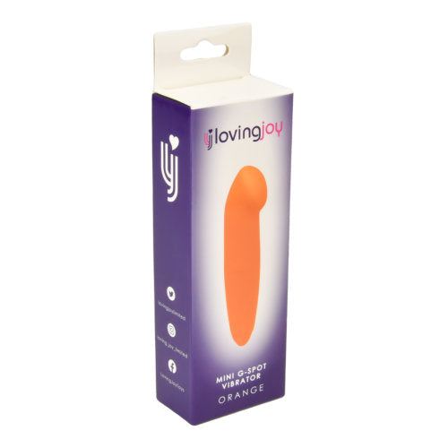 Loving Joy Mini G-Spot Vibrator (Orange) – Waterproof Small Vibrator