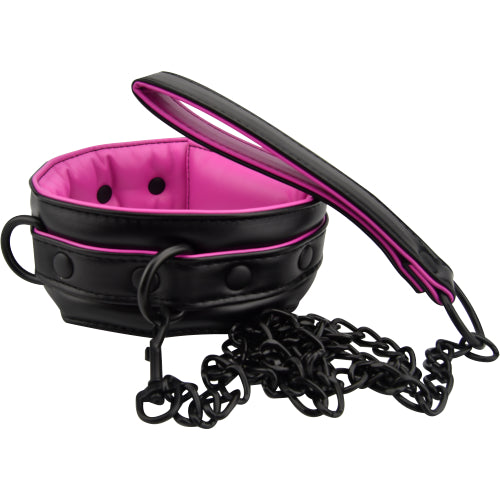 Bound to Please Padded Collar and Leash Set – Comfortable Bondage Kit
