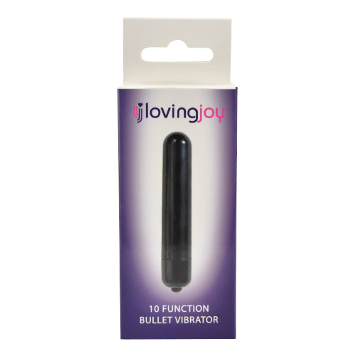 Loving Joy Obsidian Bullet Vibrator – 10 Function Slim Vibrator