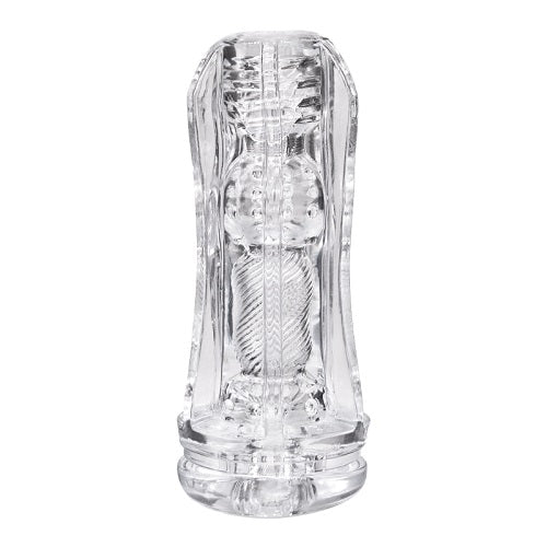 Rev-Air Tight Reusable Masturbation Cup – Transparent Stroker Sleeve