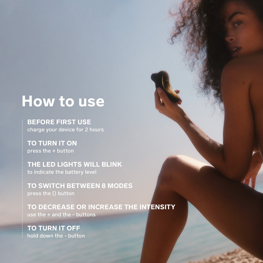 Lelo Sona (Black) – USB Rechargeable Clitoral Stimulator
