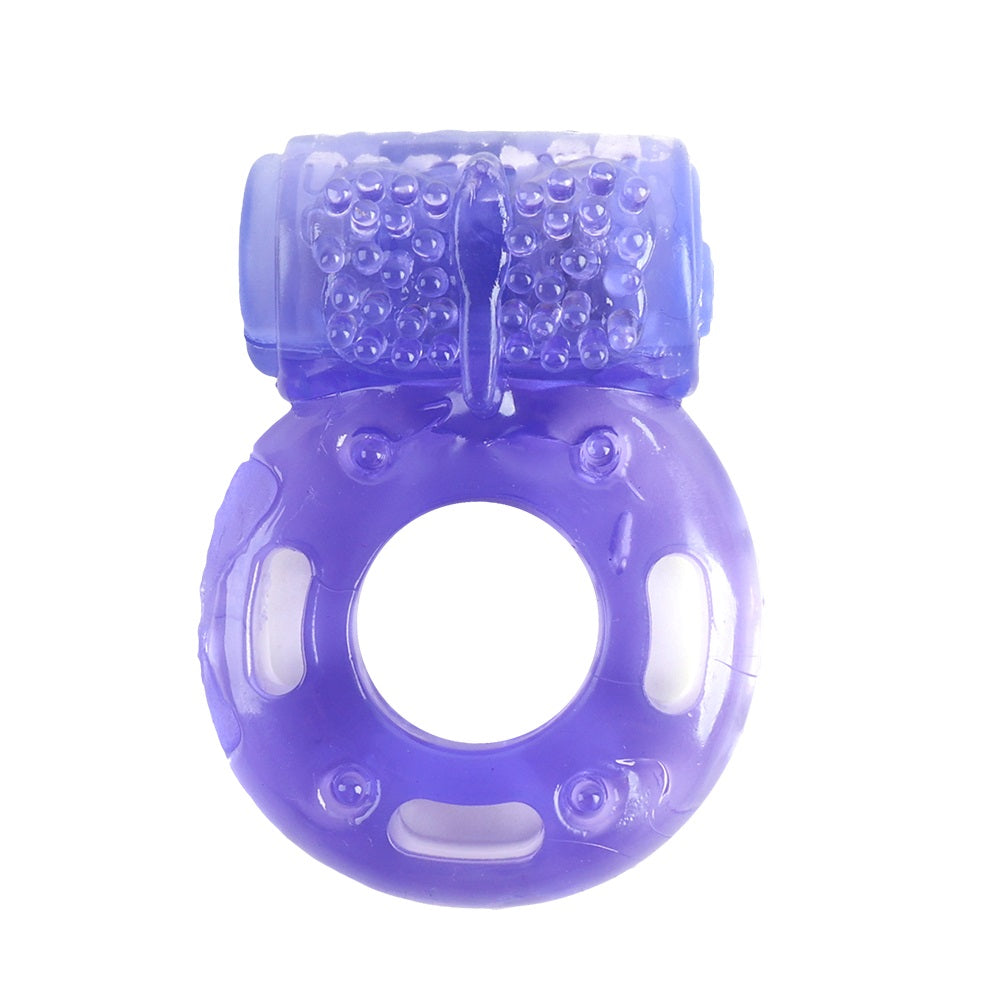 Rev Rings Single Speed Vibrating Cock Ring (Purple) – Couples Vibrating Cock Ring