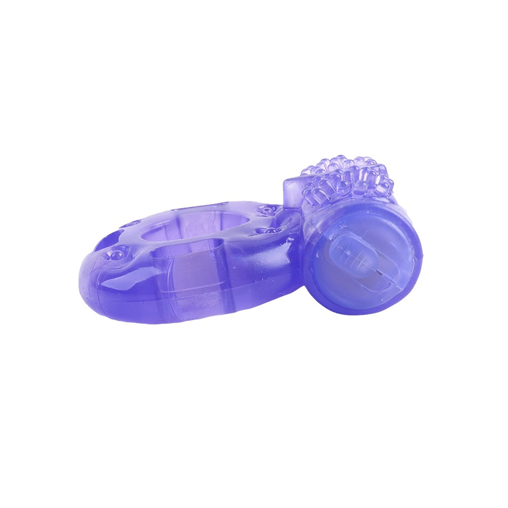 Rev Rings Single Speed Vibrating Cock Ring (Purple) – Couples Vibrating Cock Ring